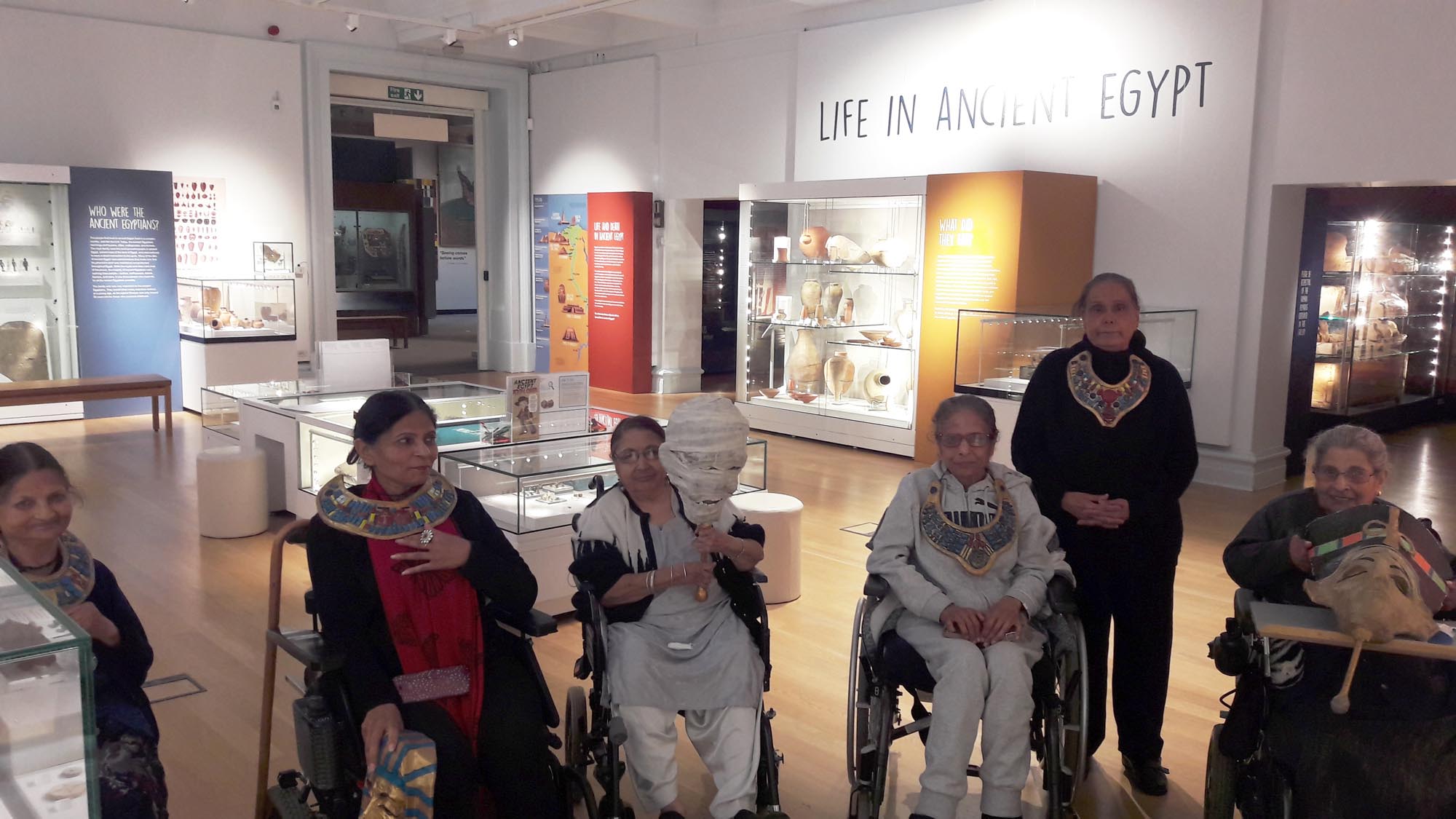 Visiting the Egyptian galleries at Leicester Museum & Art Gallery
