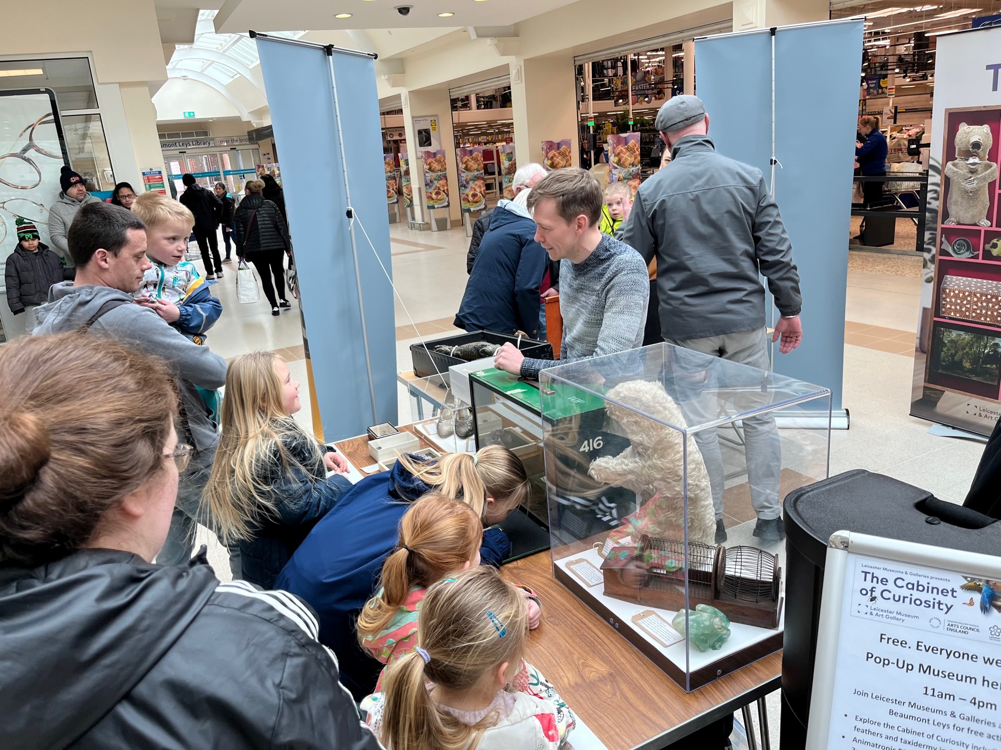 Pop-up Museum at Beaumont Shopping Centre, February 2024