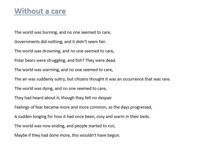 Without A Care Simi Age 13