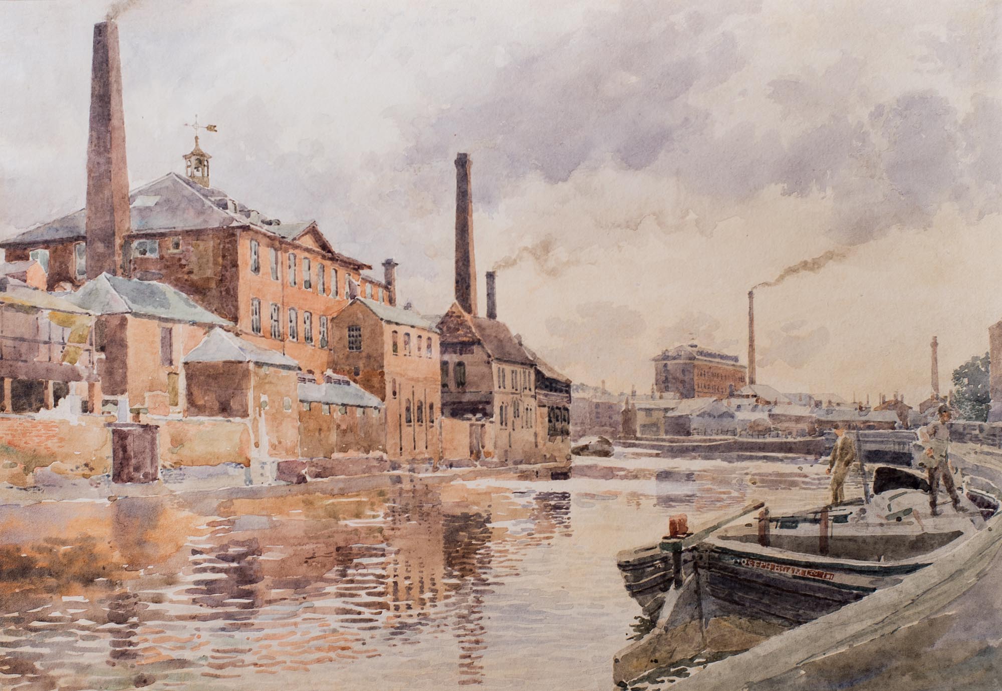 George M Henton Old Factories On The Canal