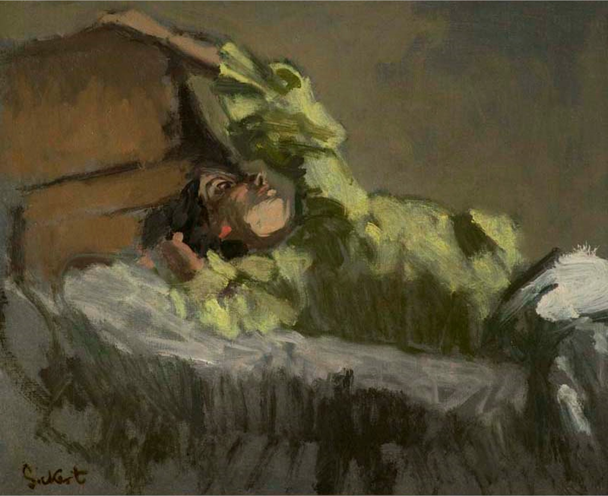 The Yellow Sleeve by Walter Sickert
