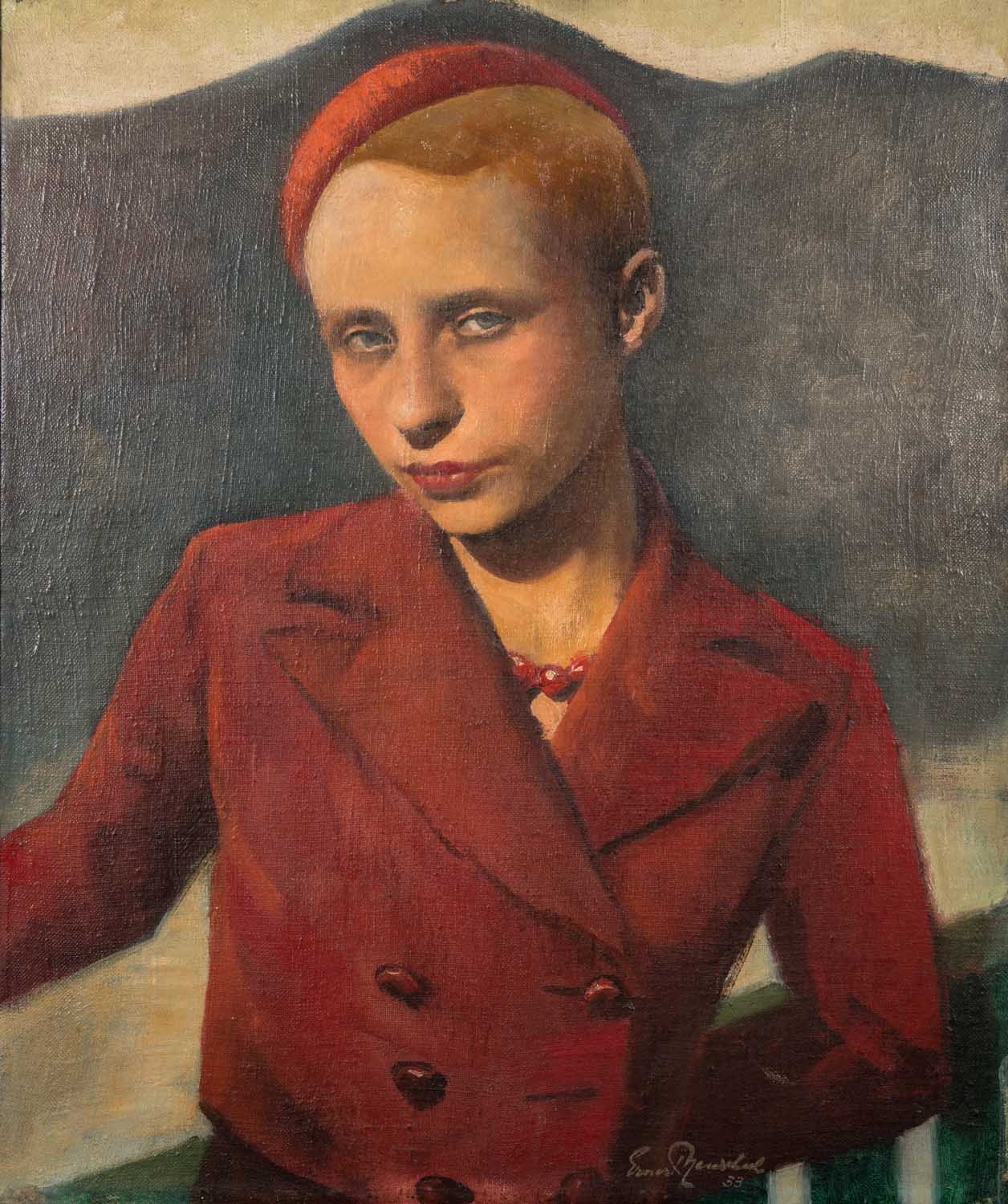 Christl In Her Red Beret